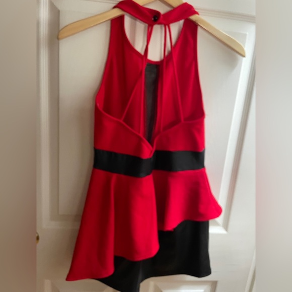 Tag1080 Red and Black Unitard - Picture 4 of 4